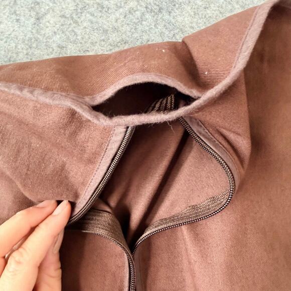 Authentic Louis Vuitton LV Brown Garment Bag Hanging Zip Up 23"x39" - Picture 4 of 9